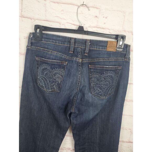 Lucky Jeans Womens 8/29 Dark Wash Short Inseam Mid Rise Bootcut Denim Bottoms - Picture 4 of 6